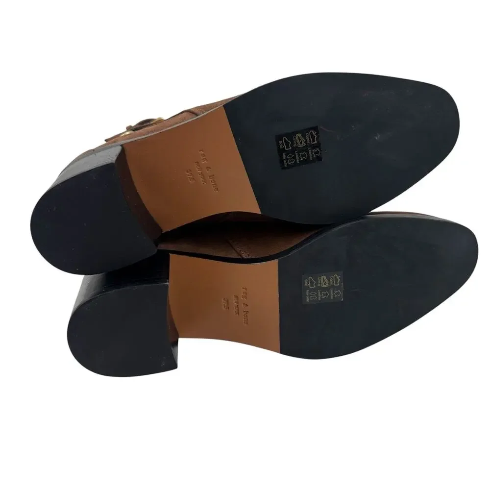 rag & bone brown suede